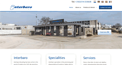 Desktop Screenshot of interbaro.nl