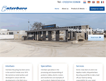 Tablet Screenshot of interbaro.nl